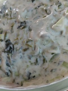 عکسی از دستور بورانی اسفناج