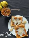 Pear Marmalade Open Sandwiches