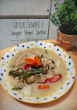 Foto resep Sayur Tempe/ Jangan Tempe Santan