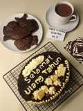 Menu Ultah Coklat (Brownies Kukus Amanda, Chocolate Waffle, Hot Chocolate)