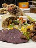 Beef and Black Bean Crunch Burritos