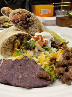 A picture of Beef and Black Bean Crunch Burritos.