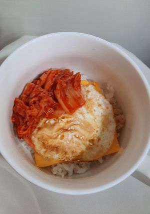 簡易韓式拌飯 的食譜成品照片