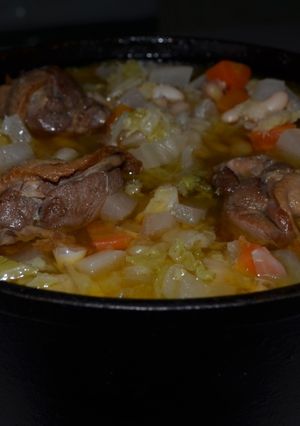 Une photo de Garbure du sud ouest, la soupe repas