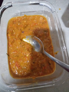 A picture of Roasted pepper sauce.