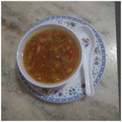 A picture of Mix vegetable soup.