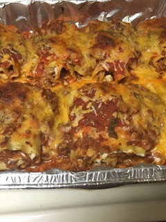 A picture of Lasagna Rolls.