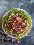 Kepak Ayam Panggang Latte Mocha (Versi Air Fryer)