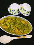 Ridge Gourd (Jhinge)Aloo sabji