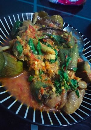 Foto resep Bebek terong rica rica