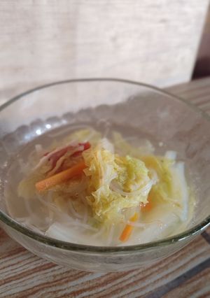 Foto resep Napa Cabbage Sup