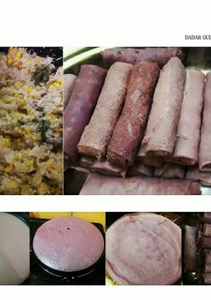 Foto resep Dadar gulung ubi unggu. Inti kelapa jagung