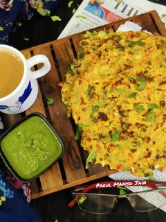 मिक्स वेज बेसन चीला (mix veg besan cheela recipe in Hindi) रेसिपी मुख्य फोटो