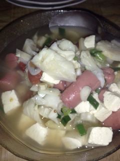 Foto resep Sup tahu sosis