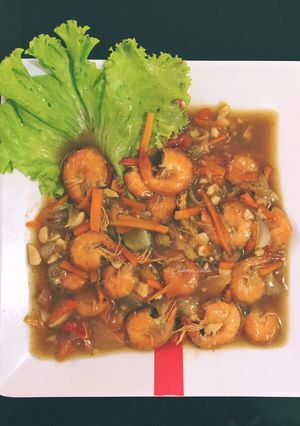 Foto resep Udang Saus Tiram