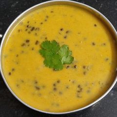 A picture of Khatta Urad - Kathyawadi Dal.