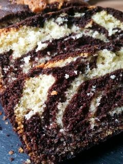 Göttlicher Marmorkuchen mit Doppelter Schoko-Glasur Rezepthauptbild