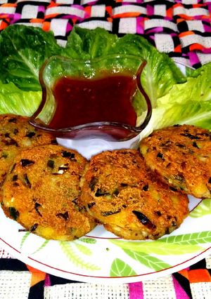 A picture of Potato cutlets.