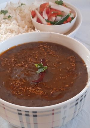 A picture of Masoor masala.
