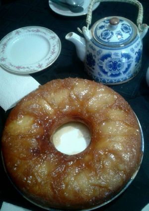 Una foto de Budín Invertido de Peras 🍐
