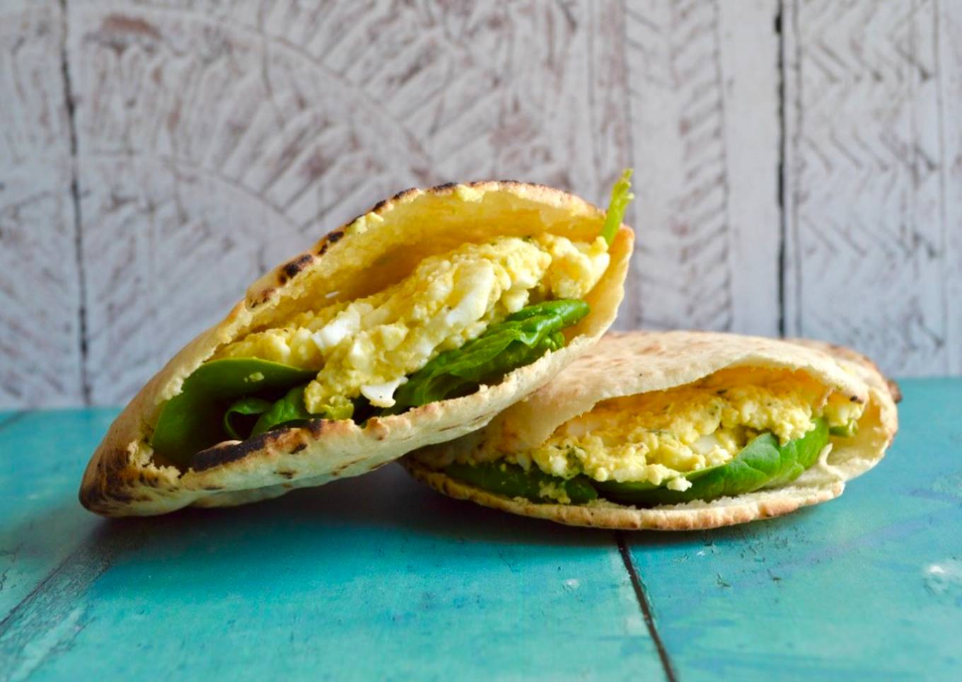 Egg & Avocado Pittas