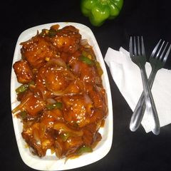 A picture of Paneer chilli.