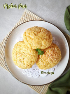 Foto resep Melon Pan (Roti Manis Jepang)