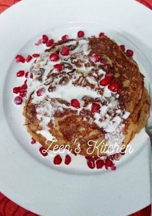 A picture of Whole Wheat and Pomegranate Pancakes.