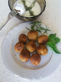 عکسی از دستور فلافل ترکی