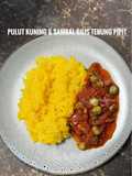 Pulut Kuning & Sambal Bilis Terung Pipit