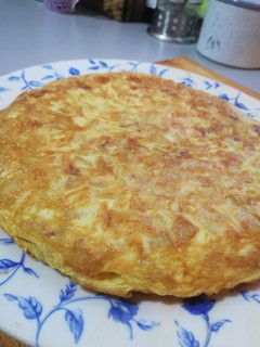 Una foto de Tortilla de patata con cebolla