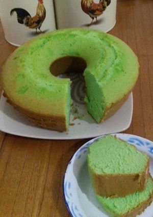 Foto resep Recook Bolu pandan tanpa pengembang