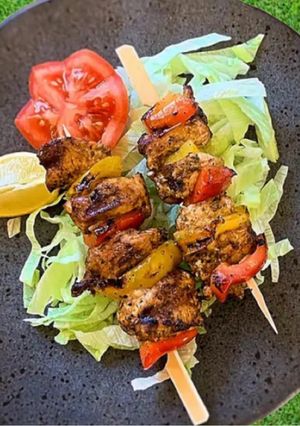 A picture of Chicken Souvlaki.