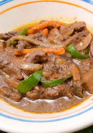 A picture of Liver and kidney sauce.