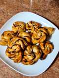 Caracolas de Nutella vegana