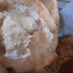 Una foto de Tortas fritas rellenas de queso