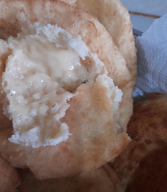 Una foto de Tortas fritas rellenas de queso