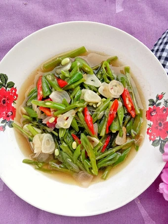 Cara Gampang Membuat Resep Tumis Kangkung &amp; Buncis yang Bikin Ngiler Anti Ribet, Sempurna