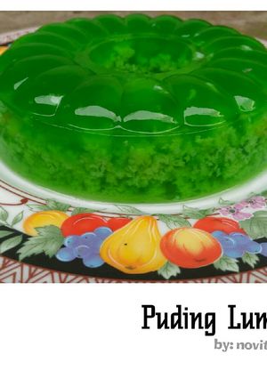 Foto resep Pudding hijau lumut
