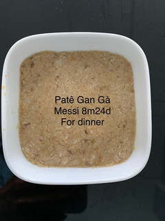 Hình của món PaTê Gan Gà.