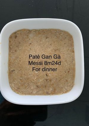 Hình của món PaTê Gan Gà.