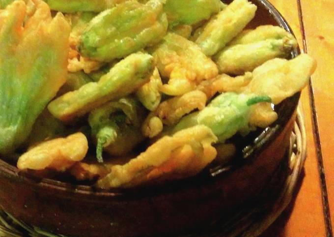 Ricetta di Perfetto Cuoppo di fiori di zucca