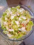 Ensalada de lechuga enrepollada