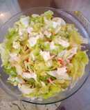 Ensalada de lechuga enrepollada