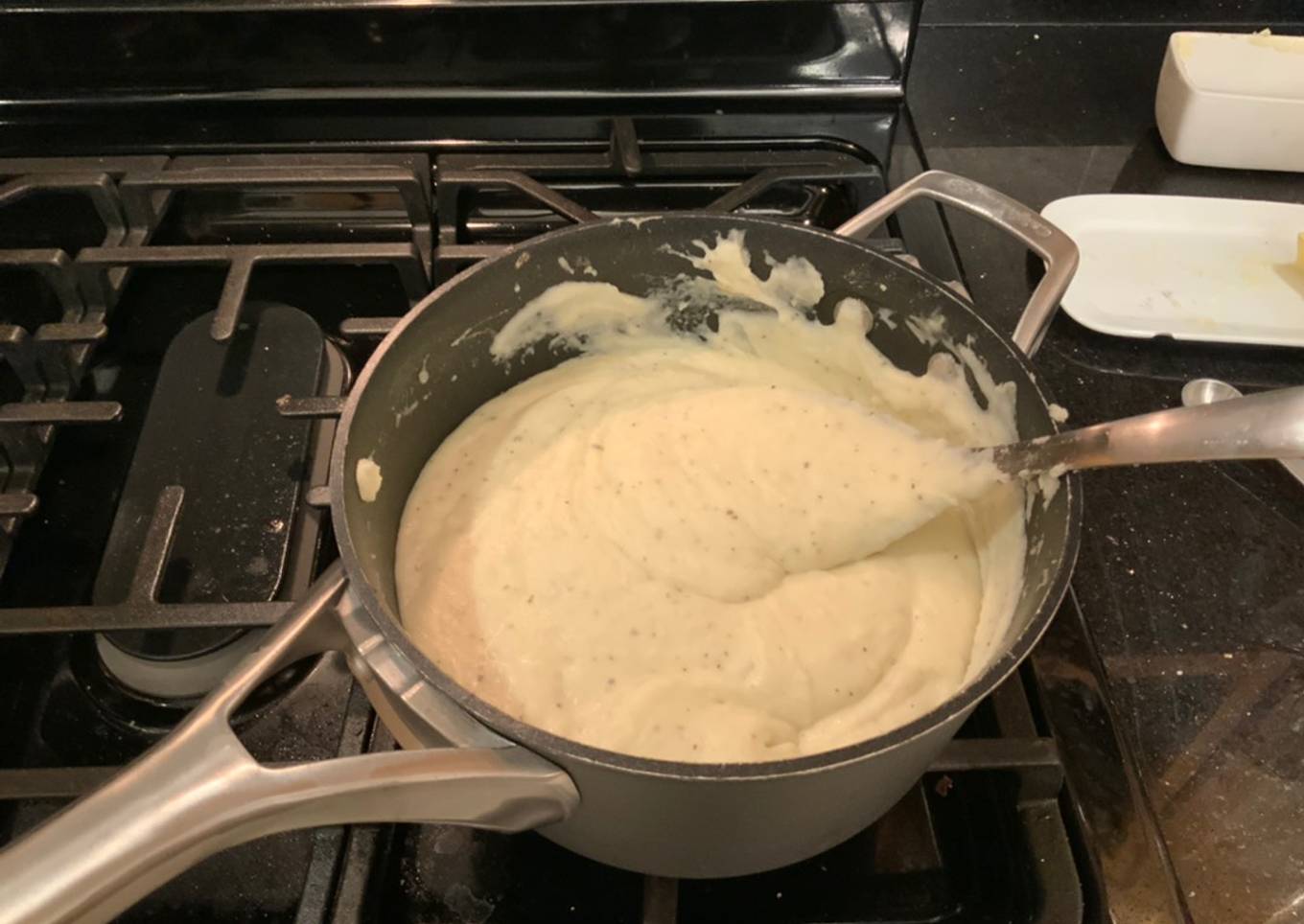 mashed potatoes with cheese