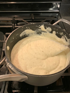 A picture of Cheesy Mashed Potatoes.