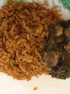 A picture of Jollof Rice.