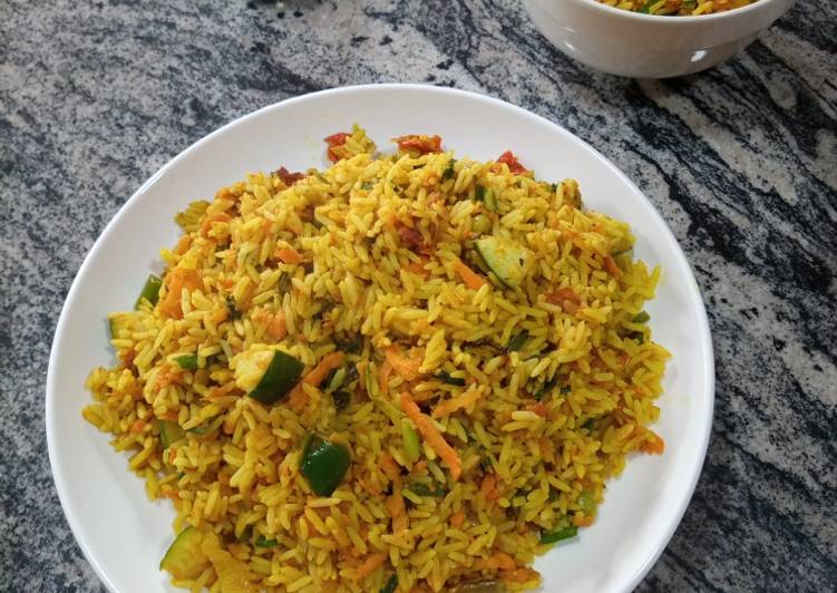 Simple Way to Prepare Any-night-of-the-week Orange flavored carrot rice