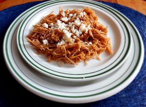 Una foto de Fideo seco