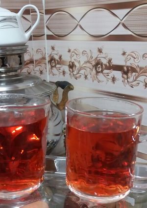 عکسی از دستور چای باعطروطعم لبو_خشک کردن لبو